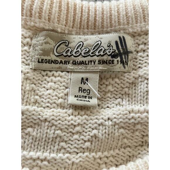 Cabela’s Western Cowgirl Knit Sweater | 100% Cotton | Size M - Picture 4 of 6